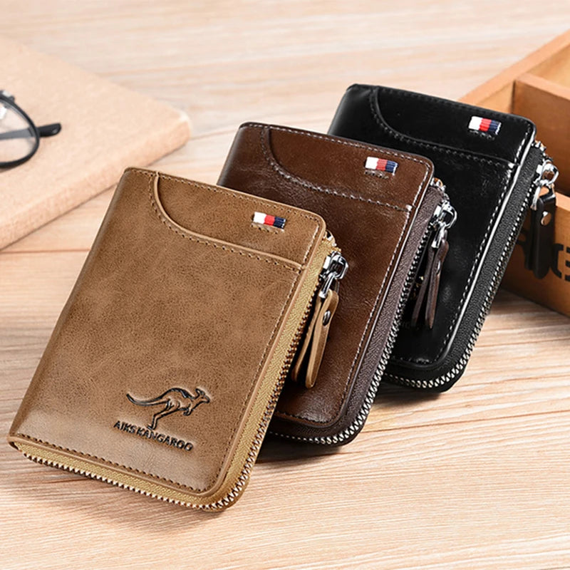 Men's Wallet Leather Business Card Holder