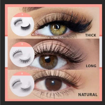 Waterproof & Reusable Self-Adhesive Eyelashes